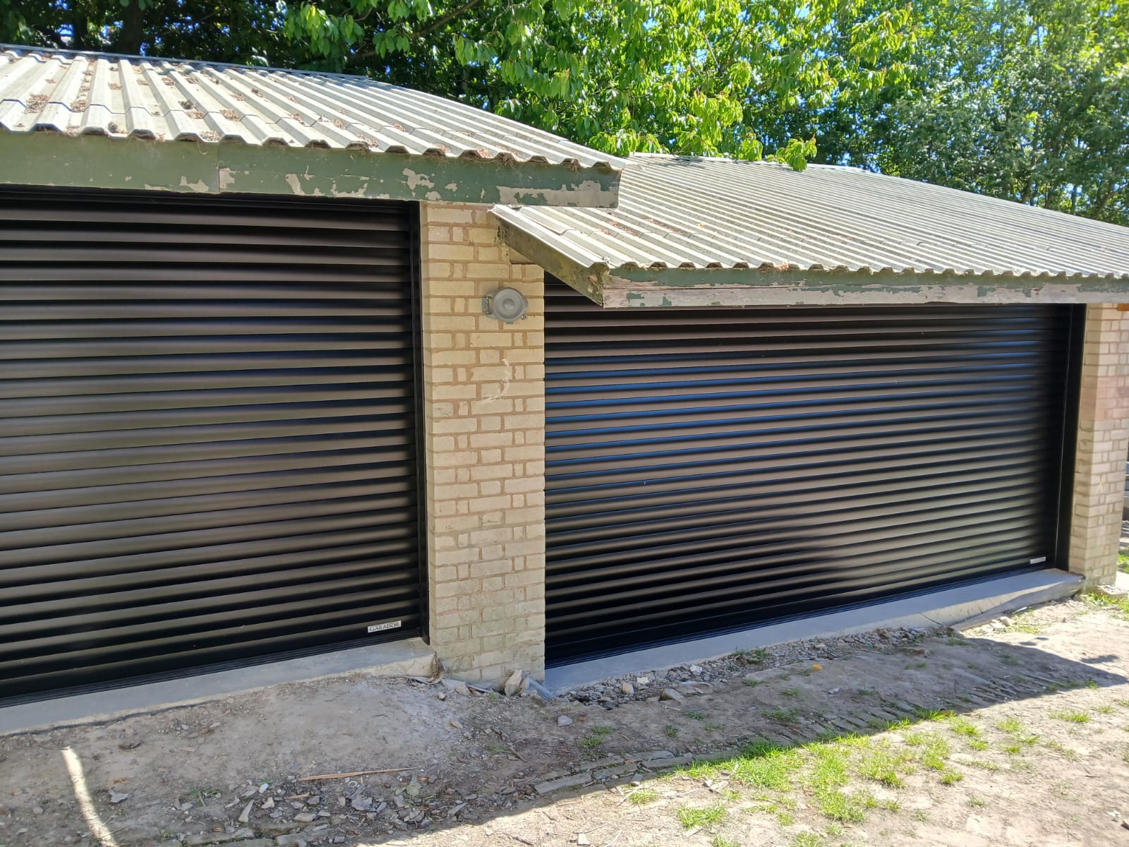 Automated roller garage doors in Bolton