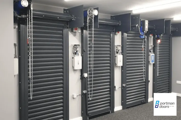Industrial fire shutter